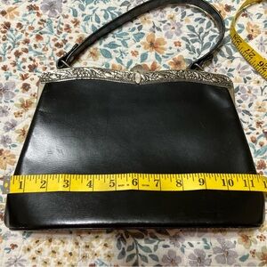 Vintage Elegant Black Handbag